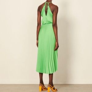 Sandro - Long Pleated Dress